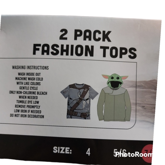 2-pack Star War Mandalorian tops - Picture 10 of 10
